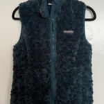 Columbia  Plush Turquoise/green Vest Women’s  Small Photo 0