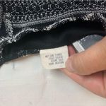 Hugo Buscati size small knit heart Black white vintage mini dress off shoulder y Photo 4