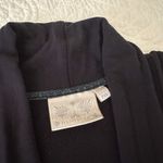 Dantelle Open Pleat Front Cardigan Sweater Black Women's XS Petite Photo 2