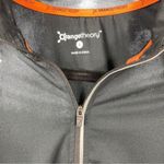 Orange Theory Womens Gray Mock Neck Quarter Zip Pullover Active Wear Top Size S Photo 5