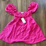 Gathered mini dress in Hot Pink Size XS Photo 0