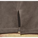 Marc New York Andrew Marc Skirt Pencil Faux Leather Suede Brown Size XL Career Photo 3