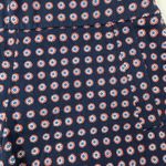 J.Crew 00 Blue Navy Orange / Coral Cotton Shorts Paisley Floral Patterened Photo 1