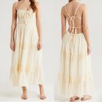 Free People  Taking Sides Tiered Cotton Maxi Dress. Size Small. New With Tags. Photo 1