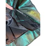 Laura Ashley Vintage Green Velvet and Taffeta Dress - Size 14 Photo 9