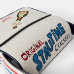 STAUD Stautines Crackers Saltines Beaded TOMMY Bag Shoulder Purse red blue white Photo 1