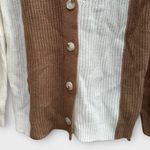 Aster Mix Match Knit Cardigan Tan Size M Photo 1