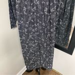 VINTAGE NEWPORT NEWS COTTON PRAIRIE DRESS GRANNY CHIC LACE COLLAR MADE IN USA Blue Size M Photo 2