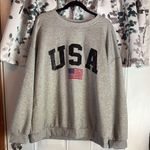 SheIn - Gray USA Sweatshirt Photo 0