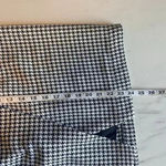 Nicole Miller EVIE HOUNDSTOOTH FAUX WRAP ASYMMETRICAL SKIRT Size 14‎ Black White Tweed Preppy Photo 10