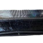 Vintage Crocodile Black Small Purse with Gold Tone Chain Singapore Photo 4