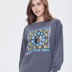 Find Balance and Meditate long sleeve oversize shirt, brand new with tag Multi Photo 0