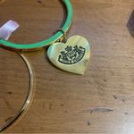 Juicy Couture Retro Love Myself Better than You Green White Gold Bangle Bracelet Photo 7