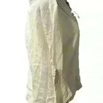 ASO Monica Geller Friends Vintage Cleo Rare Peasant Blouse White Size M Photo 2