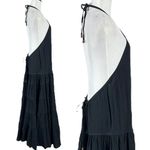 Free People  Bohemian Tiered Somewhere Sunny Drop Waist Maxi Dress Black XS NWT Photo 5