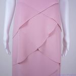 Vintage Ursula of Switzerland pastel pink layered ruffle gown‎ dress, 6 Photo 4