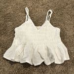 Ocean Drive White ruffle top Photo 0