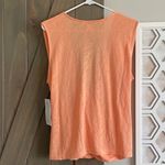 Athleta Breezy Wrap Tank Top Linen-like breathable - Orange Size L - NWT Photo 1