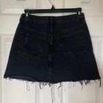 Free People We The Free Ripped Black Denim Jean Skirt Photo 4