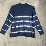 PINK - Victoria's Secret Victoria's Secret PINK Shirt Womens Blue White Tie‎ Dye Long Sleeve Crew Small Photo 2