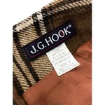 Vintage Plaid Pencil Skirt in Brown | Size 4 Photo 14