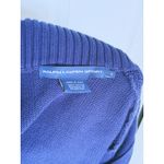 Ralph Lauren Women's Preppy Full Zip Sweater Jacket Small Navy Blue Academia Photo 4