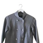 Kenneth Cole Cotton Blend Military Buttons Gray Warm Cozy Women’s Sweater SZ PM Photo 7