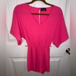 VICI  Hot Pink Short Sleeve Romper Photo 1