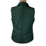 Dress Barn Women's Utility Puffer Vest Dark Green Gold S Small (Read) Photo 2