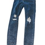 Levi's Blue Cropped Distressed Jeans Photo 1
