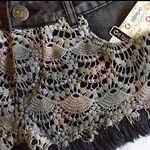 On Twelfth -Black Jean Shorts w/lace-NWT-Sz 7 Photo 2