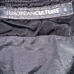 European Culture Black Velvet Bomber Jacket Photo 4