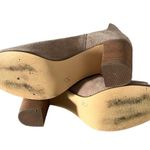 Steve Madden  Suede Block Heel Peep Toe Booties 9M Photo 4