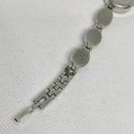 Eikon women silver tone quartz analog wrist watch 21mm mop dial running Photo 5