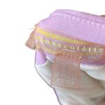 Love Colette Pastel Pink Purple Green Femme Preppy Striped Tiered Maxi Dress Size L Photo 4