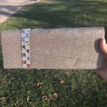 Jessica McClintock  Silver Rectangle Clutch New Photo 4