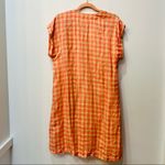 Lou & grey   pink and tan checkered buffalo gingham dress sz XS Photo 4