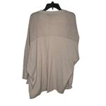 Democracy  Women's‎ Sweater Open Front Mesh Cardigan Dolman Sleeve  Tan Sz. XL Photo 10