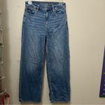 American Eagle  Dreamy Drape Stretch Super High-Waisted Baggy Wide-Leg Jean, 2S Photo 3