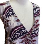 Faith Vintage Rayon Hawaiian Button Up Vest (Small) & Skirt (Medium) 2 PC Outfit Photo 1