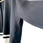 Anthropologie NVLT Pippa Bold Stripe Oversized Cardigan Sweater Black White XS Photo 5