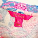 Lilly Pulitzer Jansen Long Sleeve Sweater Sweatshirt Pink Isle Snappy Turtle Photo 10