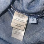 Cloth & Stone Blouse Size S Anthropologie Denim Chambray Shirt Long Sleeves Photo 3