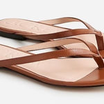 J.Crew  Capri In Leather Square Toe sandal Size 9 Photo 0