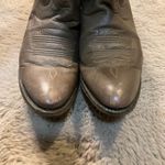 Dan Post  Cowboy Boots Size 8 A Narrow Gray Leather Western Heeled Stitched Top Photo 6