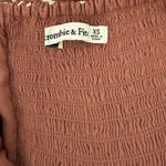 Abercrombie & Fitch Cinched Front Dusty Pink Polka Dot Jumpsuit - Size XS Photo 4