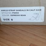 Madewell | Alena Ankle Strap Sandals in Calf Hair Size 8 Photo 6