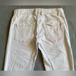 Free People  Jeans Women’s 25 x 24.5 White Skinny Low Rise Distressed Cotton Photo 5