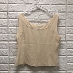 Doncaster Don‎ Caster Collection 92% silk cream dressy tank top Photo 2