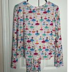 NEW Posh Peanut Adalyn 2 Piece Pajamas Womens Large Ballerina Snowflake Pink Photo 4